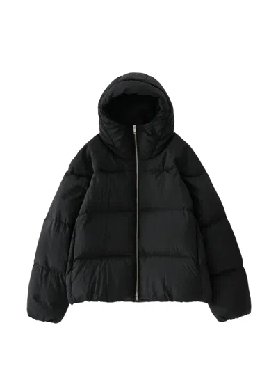 Studio Nicholson Fenne Crinkle Puffer Jacket In Black