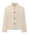 Studio Nicholson Three-button Reversible Jacket In Brown