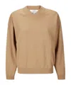 Studio Nicholson Tan Fiore Sweater In Neutral