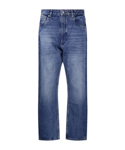 Studio Nicholson Five Pocket Jeans In Blue