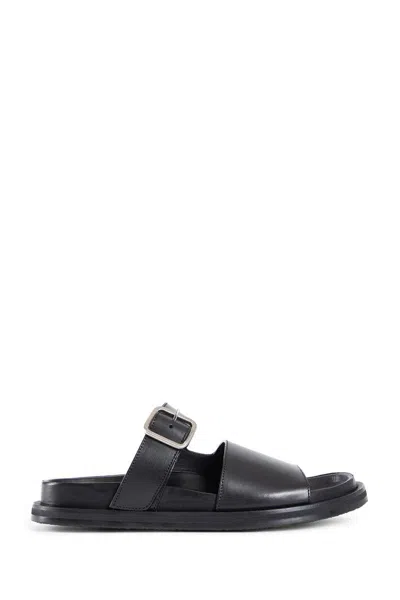 Studio Nicholson Flat Sandals In Black
