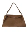 Studio Nicholson Folded Mini Shoulder Bag With Artistic Design In Brown