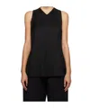 Studio Nicholson Forres Sleeveless Blouse In Black