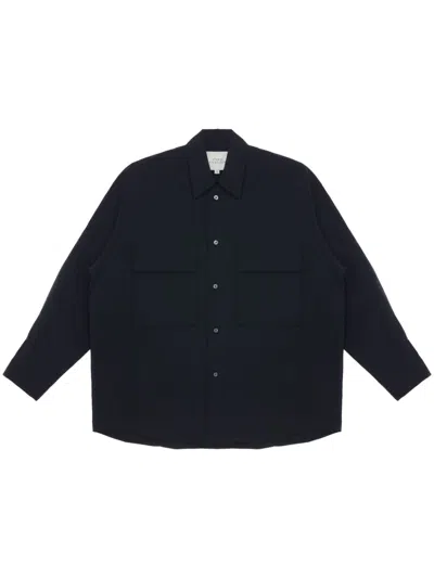 Studio Nicholson Frame Shirt In Nero