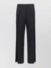 Studio Nicholson Front Pleated Trousers With Side And Back Pockets