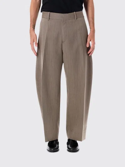 Studio Nicholson Fume Tailored Wide-leg Trousers In A Fine Wool Blend In Neutral