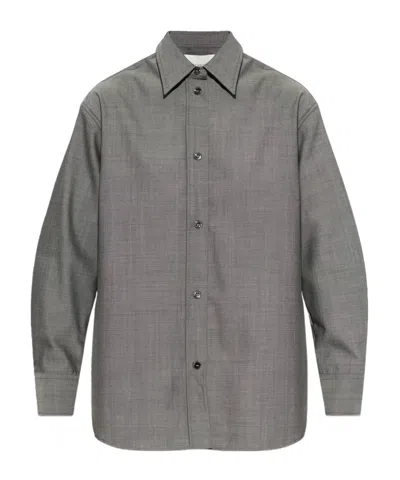 Studio Nicholson Grau Wollhemd In Gray