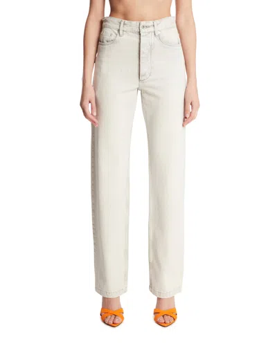 Studio Nicholson Gray Barra Jeans In White