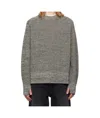 Studio Nicholson Gray Coe Sweater In Gray