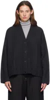 Studio Nicholson Whitt Merino Wool Cardigan In Pewter