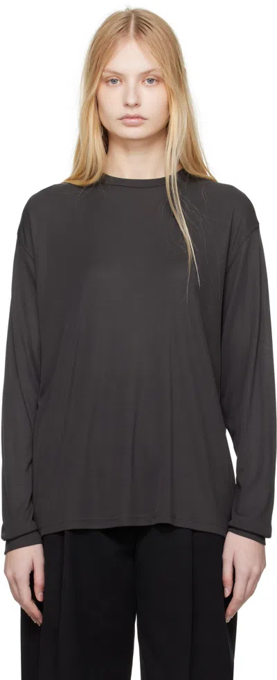 Studio Nicholson Gray Simmons T-shirt In Oil