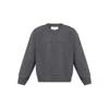 Studio Nicholson Round-neck Wool Sweater In Gray