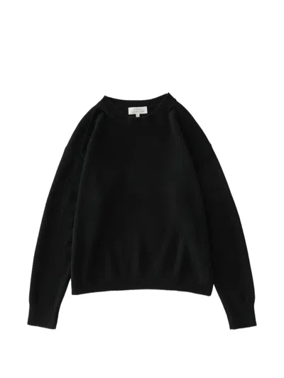 Studio Nicholson Gulf Knit Sweater In Black