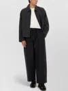 Studio Nicholson Harrington Jacket Zip Front Collared Design In Black