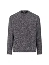 Studio Nicholson Ribbed Crewneck Sweater In Blue