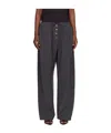 Studio Nicholson Hera Button Trousers In Black
