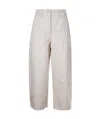 Studio Nicholson High-rise Denim Pants In White