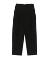 Studio Nicholson High-rise Tailored Straight-leg Trousers In Black