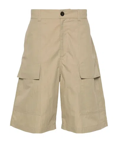 STUDIO NICHOLSON HIGH-WAIST STRAIGHT-LEG SHORTS