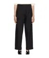 Studio Nicholson High-waisted Tailored Casual Pants In Black