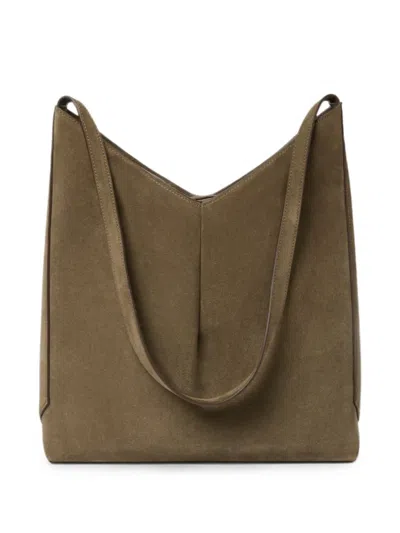 Studio Nicholson Hoho Suede Tote Bag In Neutral