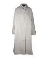 Studio Nicholson Holin Central-vent Trench Coat In White