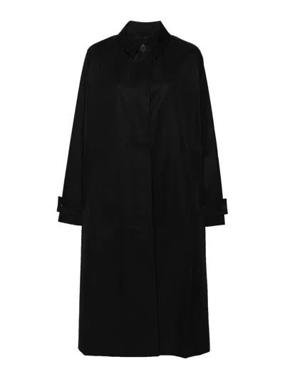 Studio Nicholson Holin Cotton Blend Coat In Blue