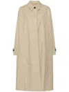Studio Nicholson Cotton Blend Trench Coat With Belted Cuffs In Beige