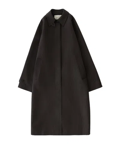 Studio Nicholson Holin Oversized Trench Coat In Brown