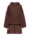 Studio Nicholson Burgundy Paz Jacket In Brown