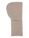 Studio Nicholson Ribbed Knit Hooded Scarf In Neutral