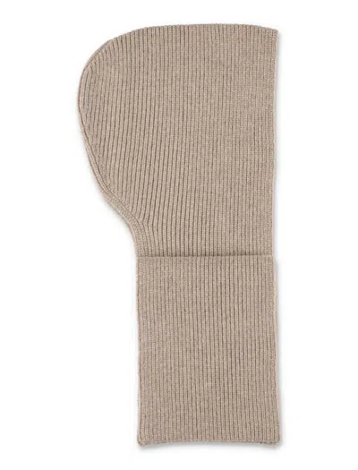 Studio Nicholson Hooded Scarf In Neutral