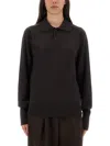 Studio Nicholson Knitwear Polo Collar Long Sleeves In Black