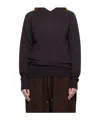 Studio Nicholson Inverness Sweater In Brown