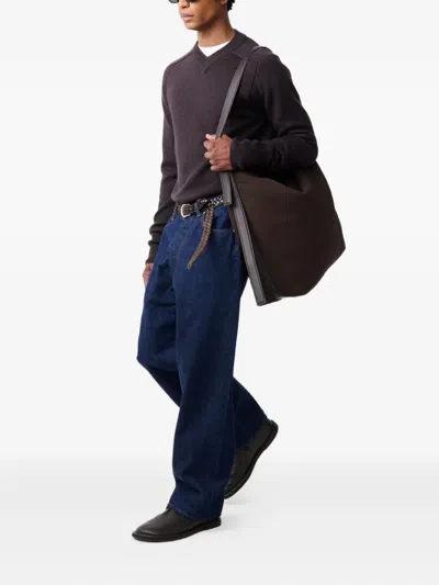 STUDIO NICHOLSON INVERNESS V-NECK SWEATER