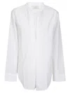 Studio Nicholson Inverted Pleat Shirt In White