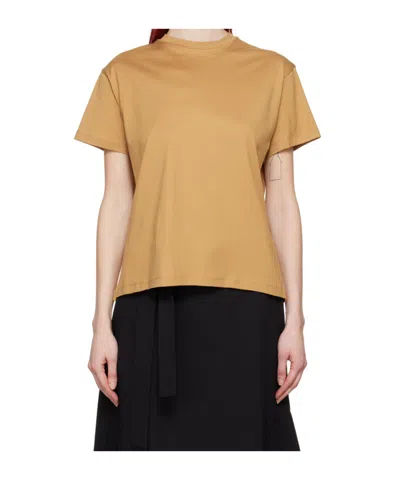 Studio Nicholson Item O-neck Short-sleeved T-shirt In Nude