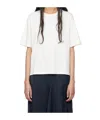 Studio Nicholson Item O-neck Short-sleeved T-shirt In White