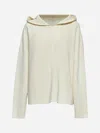 Studio Nicholson Ivory Pocono Hooded Sweater
