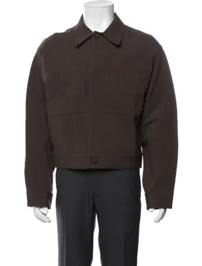 Pre-owned Studio Nicholson Jacket In Brown