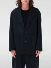 Studio Nicholson Vented Single-breasted Jacket With Front Pockets In Navy