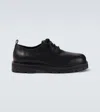 Studio Nicholson Jackson Leather Derby Shoes In Black