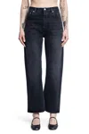 Studio Nicholson Woman Jeans Black Size 00 Cotton In Black