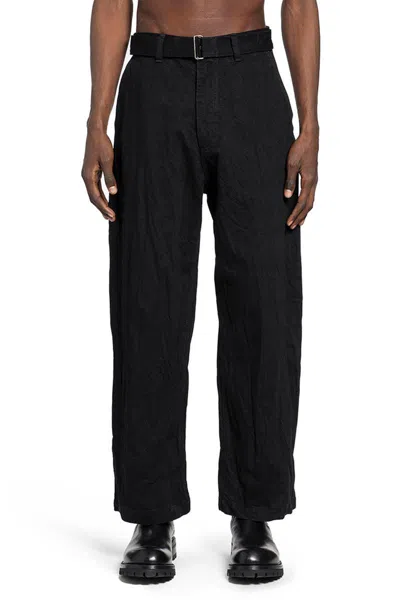 Studio Nicholson Now Belted Jeans In Black