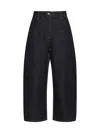 Studio Nicholson Straight-leg Cropped Jeans In Black