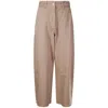 Studio Nicholson Chalco Wide Leg Denim Jeans In Brown