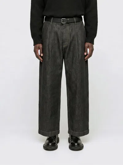 Studio Nicholson Wide-leg Denim Jeans In Black