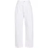 Studio Nicholson Belt Loop Jeans In White