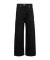 Studio Nicholson Denim Trousers With Belt Loops In Black