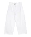 Studio Nicholson Chalco Mid-rise Wide-leg Jeans In White